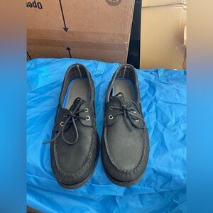 Sperry Men's Black Boat Shoes, Mens size 15